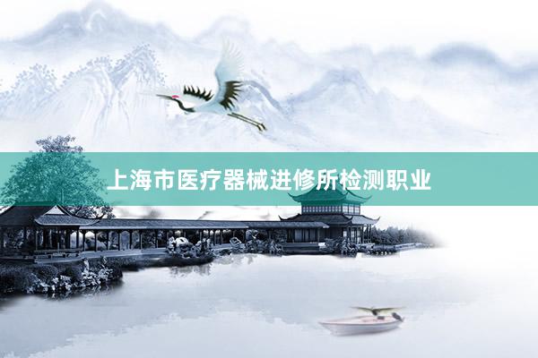 上海市医疗器械进修所检测职业